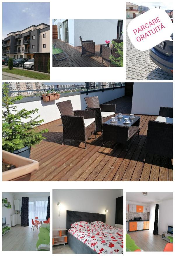 Ama Apartament Cu Terasa 50 Mp & Parcare Braşov Exterior foto
